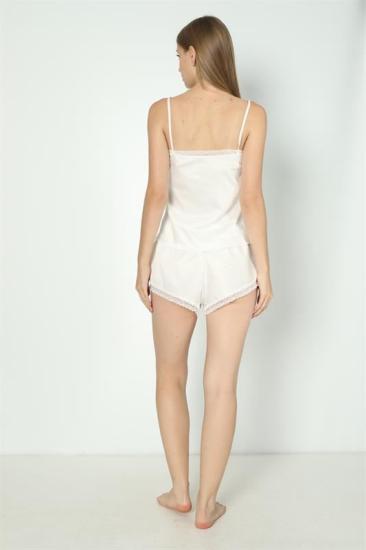 Hkursat Kadın 2’li Saten İp Askılı Pijama Takımı S003