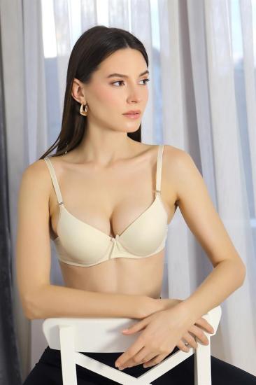 Hkursat Kadın Destekli Balenli Sütyen 2009 Ten