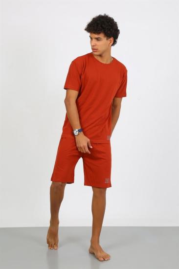 Hkursat Erkek Pamuk Lakost Alt Üst Kaprili Pijama Takım Kremit 6872