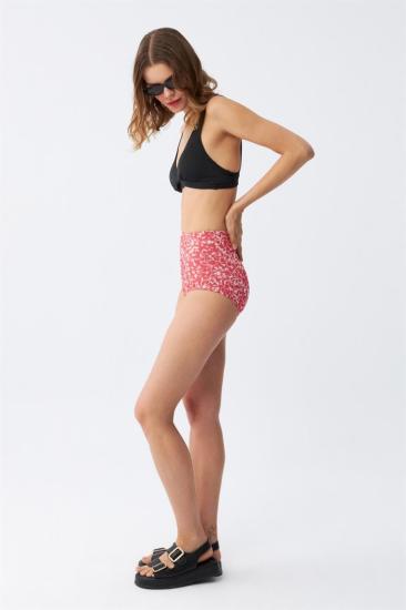 Hkursat Kadın Pedli Yüksek Bel Bikini Takımı - Siyah