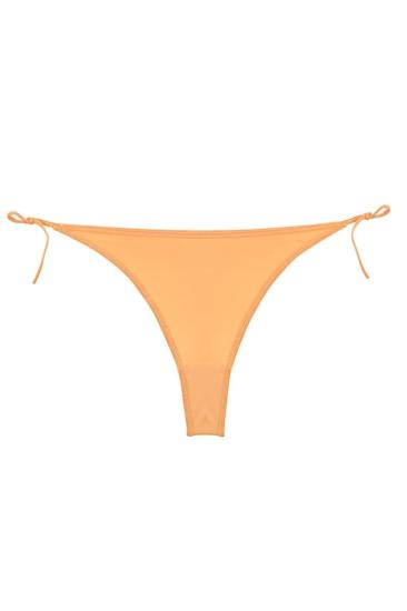 Kadın Turuncu Yandan Bağlamalı 2’li Tanga Slip