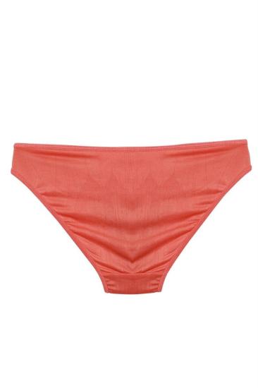 Hkursat Kadın Mercan Rengi Dantel Detaylı 2’li Slip