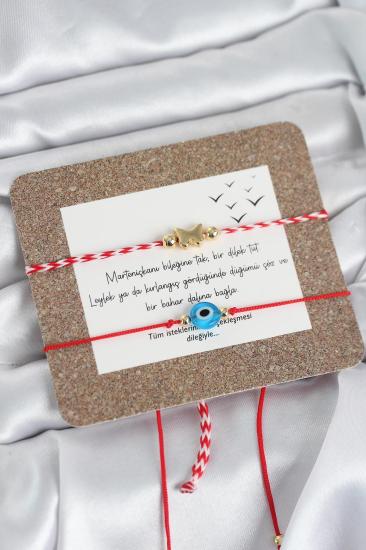 Marteniçka Bileklik 2’li Nazar ve Kelebek Model