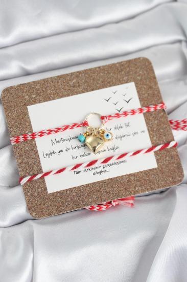 Marteniçka Bileklik 2’li Kalp ve Nazalı Model