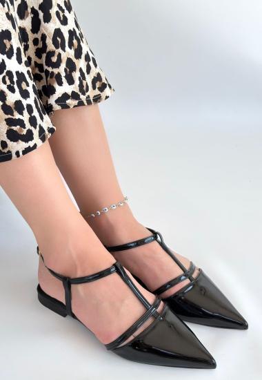 Hkursat Canca Siyah Rugan Babet Ayakkabı