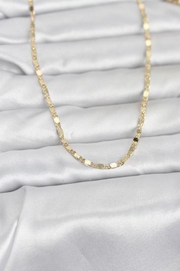 CM 14K Gold Renk Ezme Zincir 60 cm Kadın Kolye