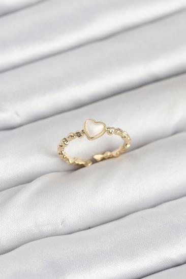 Hkursat Pirinç Gold Renk Kalpli Model Kadın Yüzük