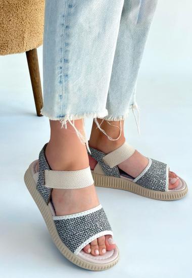 Hkursat Jake Yeşil Hasır Cilt Sandalet