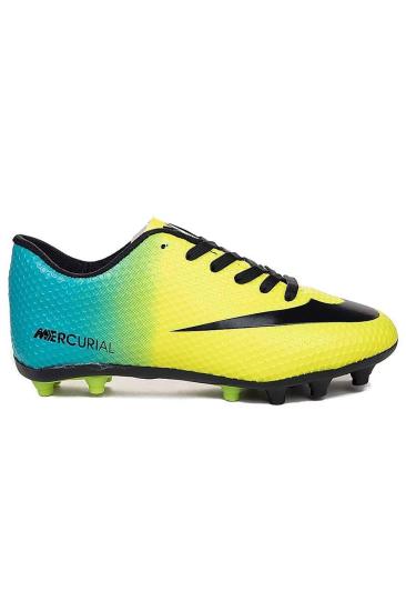 Hkursat Wlk Sarı Turkuaz Krampon Erkek Futbol Ayakkabı