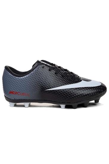 Hkursat Wlk Siyah Beyaz Krampon Erkek Futbol Ayakkabı