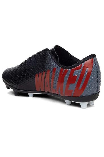 Hkursat Wlk Siyah Beyaz Krampon Erkek Futbol Ayakkabı