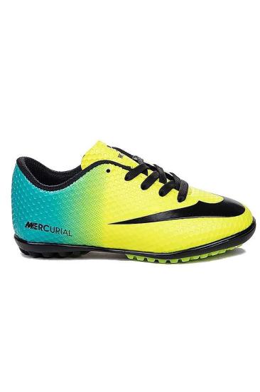 Hkursat Wlk Sarı Turkuaz Halı Saha Erkek Çocuk Futbol Ayakkabı