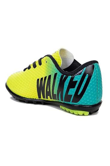 Hkursat Wlk Sarı Turkuaz Halı Saha Erkek Çocuk Futbol Ayakkabı