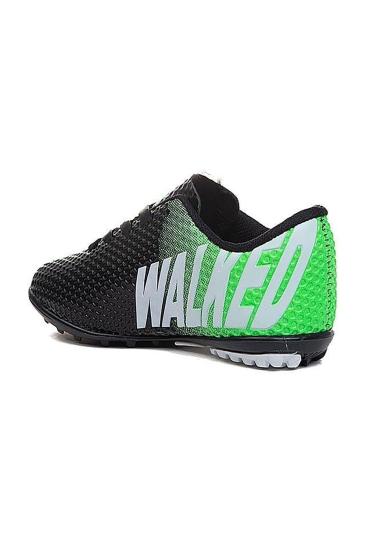 Hkursat Wlk Siyah Yeşil Halı Saha Erkek Çocuk Futbol Ayakkabı