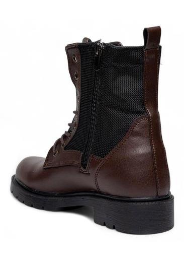 Hkursat Cnt Kahve Kauçuk Kaymaz Taban Erkek Postal Bot NSB934