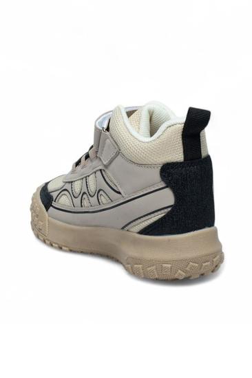 Hkursat Gks Bej Siyah Cırtlı Erkek Çocuk Bot NSB936