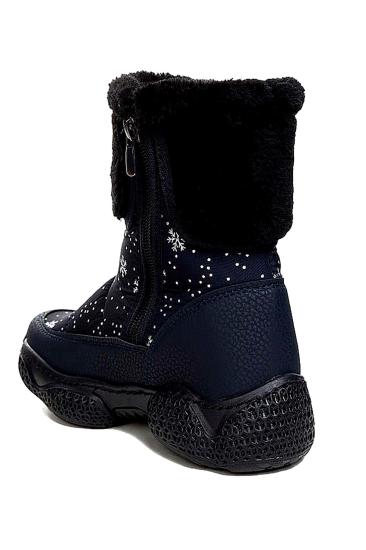 Hkursat Ltt Lacivert Fermuarlı Kız Çocuk Kar Botu