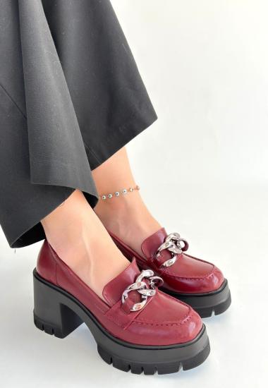 Hkursat Winar Bordo Rugan Doldu Topuk Ayakkabı