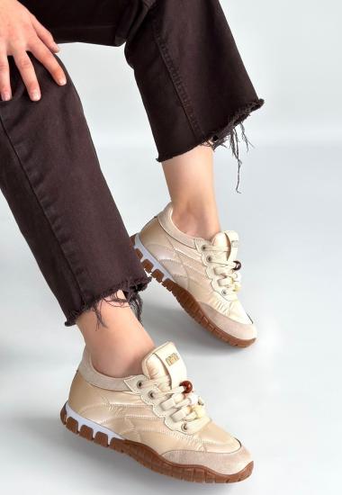 Hkursat Tues Bej Nubuk Bağcıklı Spor Ayakkabı