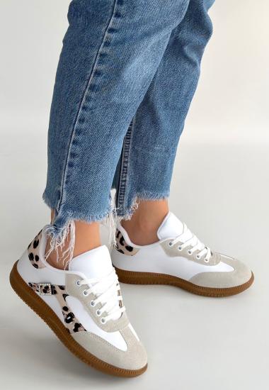 Hkursat Mier Beyaz Cilt Bağcıklı Spor Ayakkabı