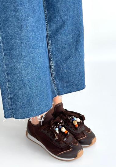 Hkursat Riaf Kahverengi Cilt Bağcıklı Spor Ayakkabı