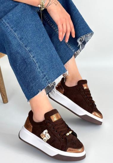 Hkursat Ceans Kahverengi Süet Bağcıklı Spor Ayakkabı