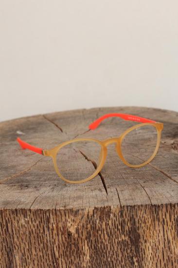 Sarı Renk Oval Turuncu Renk Bayan Gözlük