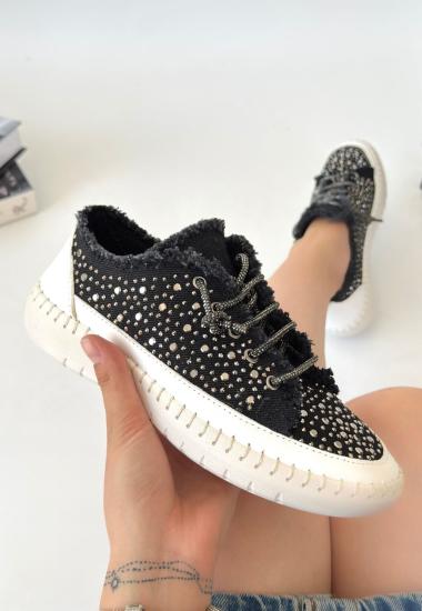 Bluefeet Siyah Kot Bağcıklı Spor Ayakkabı