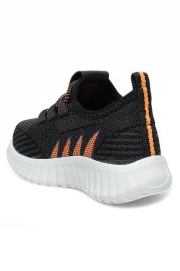 Hkursat Smx Siyah Oranj Kız Çocuk Yazlık Fileli Spor Ayakkabı