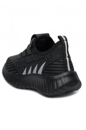 Hkursat Smx Siyah Erkek Çocuk Yazlık Fileli Spor Ayakkabı