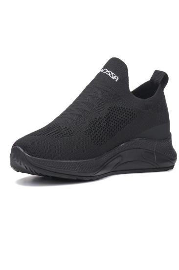 Hkursat Frs Siyah Kadın Triko Bağcıksız Spor Ayakkabı