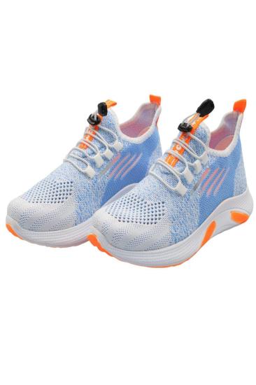 Hkursat Ttn Mavi Buz Fileli Kız Çocuk Spor Ayakkabı