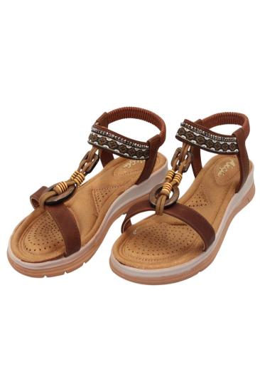 Hkursat Akç A27 Kahve Günlük Kadın Sandalet Ayakkabı