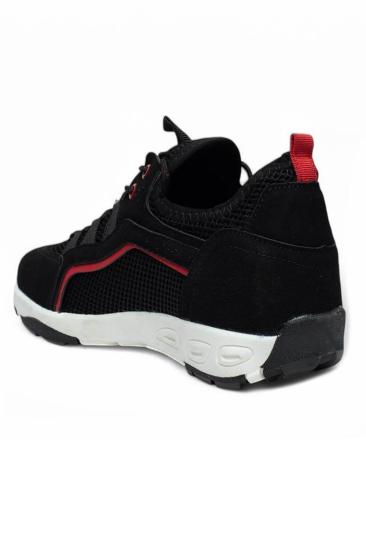 Hkursat Glc Siyah Erkek Fileli Sneaker Spor Ayakkabı