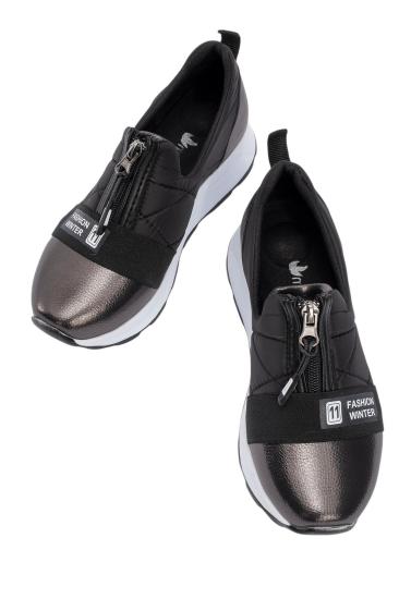 Hkursat Platin Rahat Fermuarlı Kadın Spor Ayakkabı