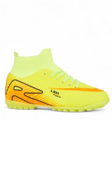 Hkursat Lio Sarı Çoraplı Erkek Futbol Halısaha Ayakkabı