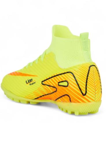 Hkursat Lio Sarı Çoraplı Erkek Futbol Halısaha Ayakkabı