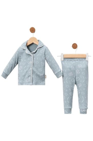 Hkursat Petrol Pijama Takımı 6 Ay,9 Ay,12 Ay Kız Bebek