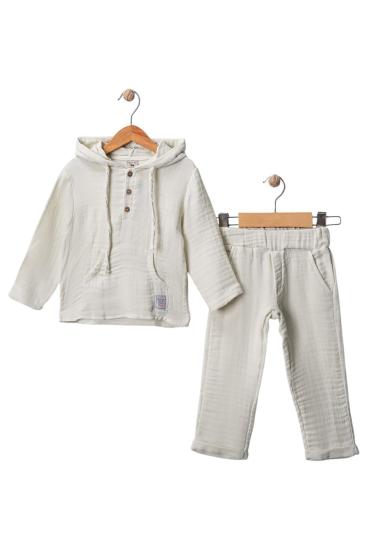 Hkursat Gri İkili Erkek Çocuk Takım 2Y,3Y,4Y,5Y