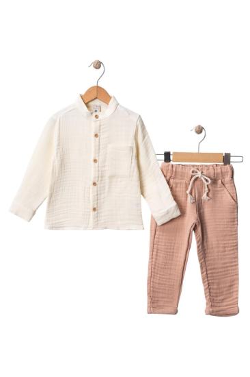 Hkursat Bej İkili Erkek Çocuk Takım 2Y,3Y,4Y,5Y