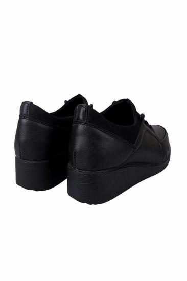 Hkursat Siyah Günlük Rahat Taban Anne Ayakkabı HS00321