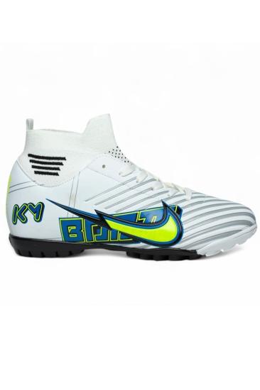 Hkursat Twg Beyaz Boğazlı Halısaha Erkek Futbol Ayakkabı