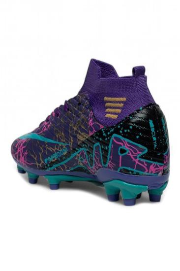 Hkursat Lga Mor Çoraplı Erkek Çocuk Futbol Krampon