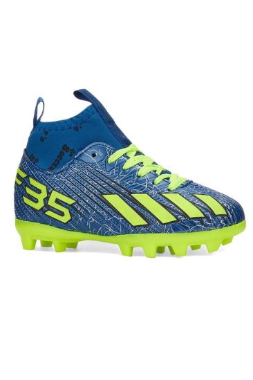 Hkursat NS01 Mavi Sarı Erkek Çocuk Çoraplı Halısaha Krampon