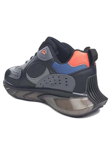 Hkursat Bld Siyah Turuncu Erkek Sneaker Spor Ayakkabı