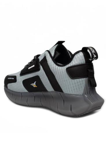 Hkursat Slz Gri Siyah Erkek Sneaker Spor Ayakkabı