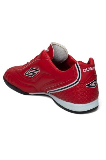 Hkursat Dgn Kırmızı Beyaz Halısaha Erkek Futbol Ayakkabı