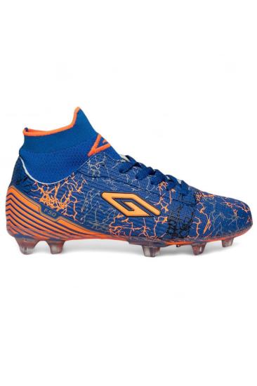 Hkursat Dgn Mavi Boğazlı Erkek Krampon Futbol Ayakkabı