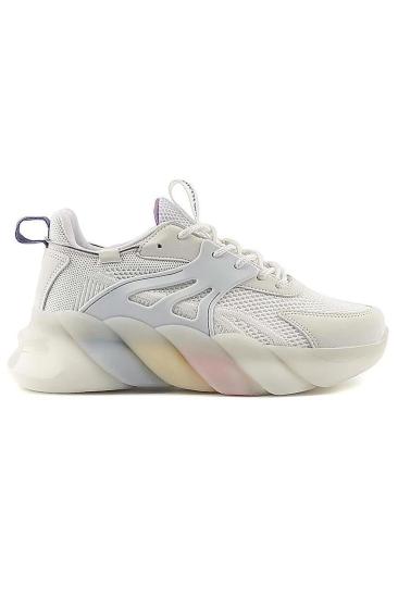 Hkursat Nrt Beyaz Günlük Rahat Taban Kadın Spor Ayakkabı