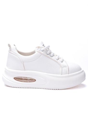 Hkursat Dvm Ekru Kadın Günlük Sneaker Spor Ayakkabı